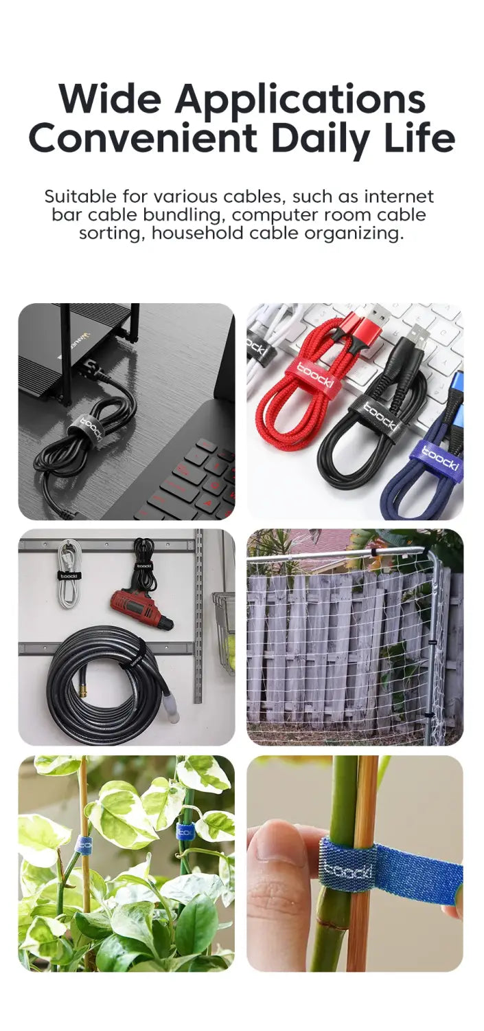 Toocki Wire Winder Ties & Cord Management