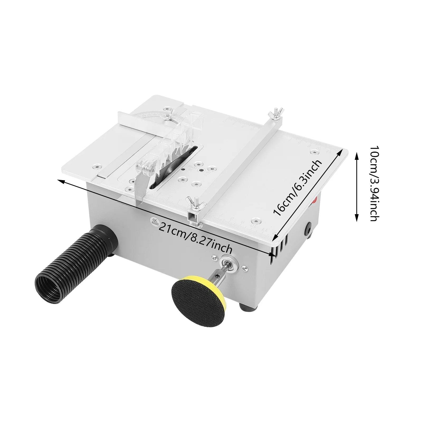 240W Mini Table Saw Adjustable for DIY Modeling Projects - Estalios