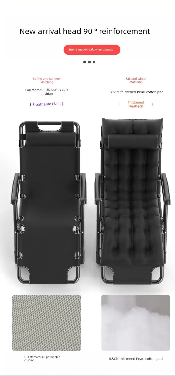 Cama plegable portátil para la siesta en casa, la oficina y el campamento