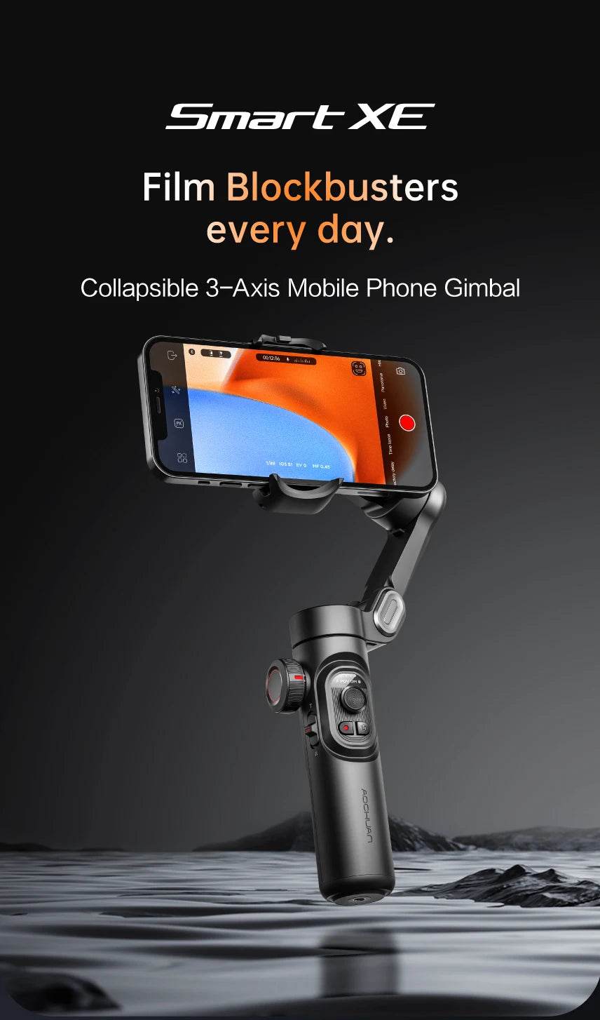 AOCHUAN Smart XE 3-Axis Handheld Gimbal for Stable Vlogging - Estalios