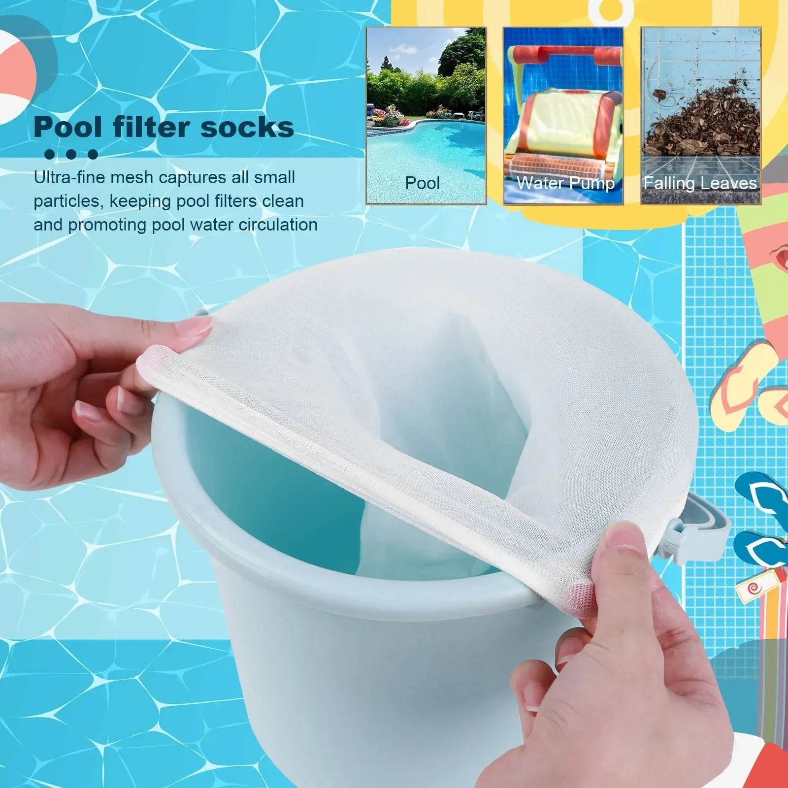 5-50Pcs Pool Skimmer Socks For Efficient Pool Filter Cleaning - Estalios
