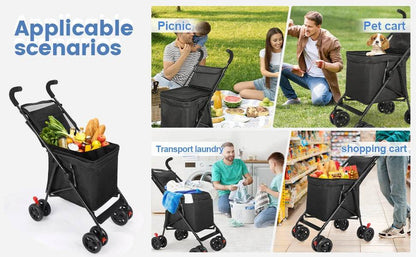 Durable Lightweight Multifunctional Cart for Market and Picnic - Estalios