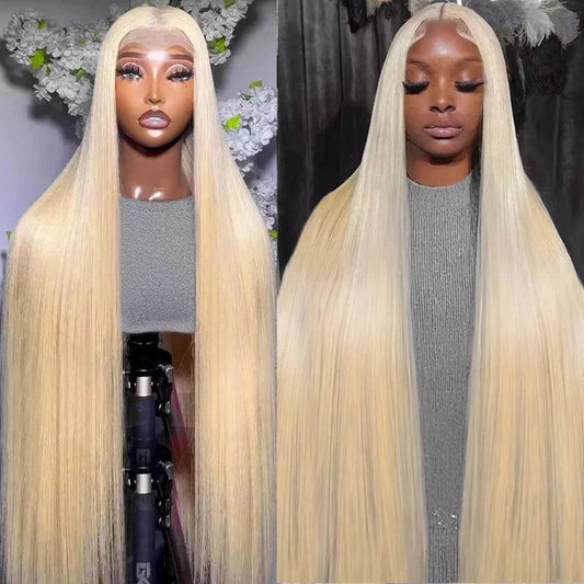 613 Honey Blonde 13x6 HD Lace Frontal Human Hair Wigs - Estalios