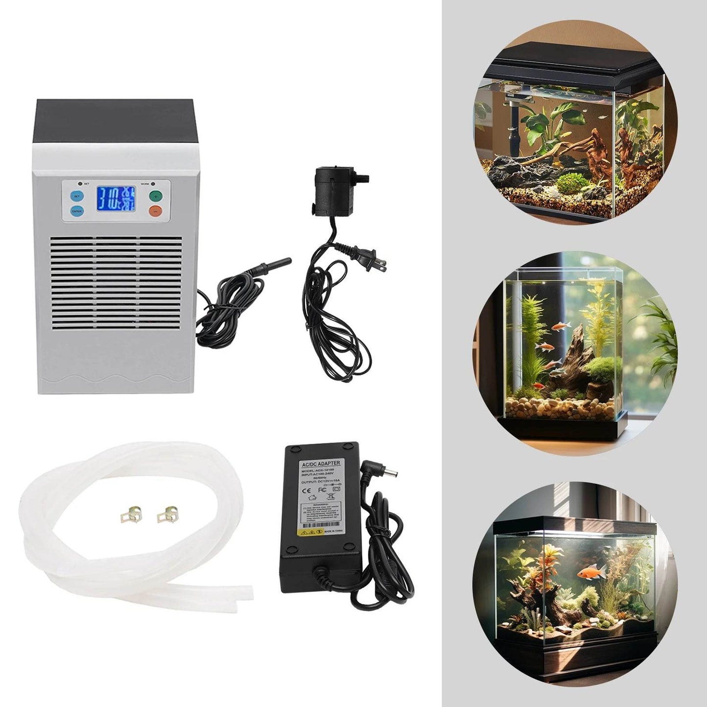 100W Aquarium Water Chiller for Constant Temperature Cooling - Estalios