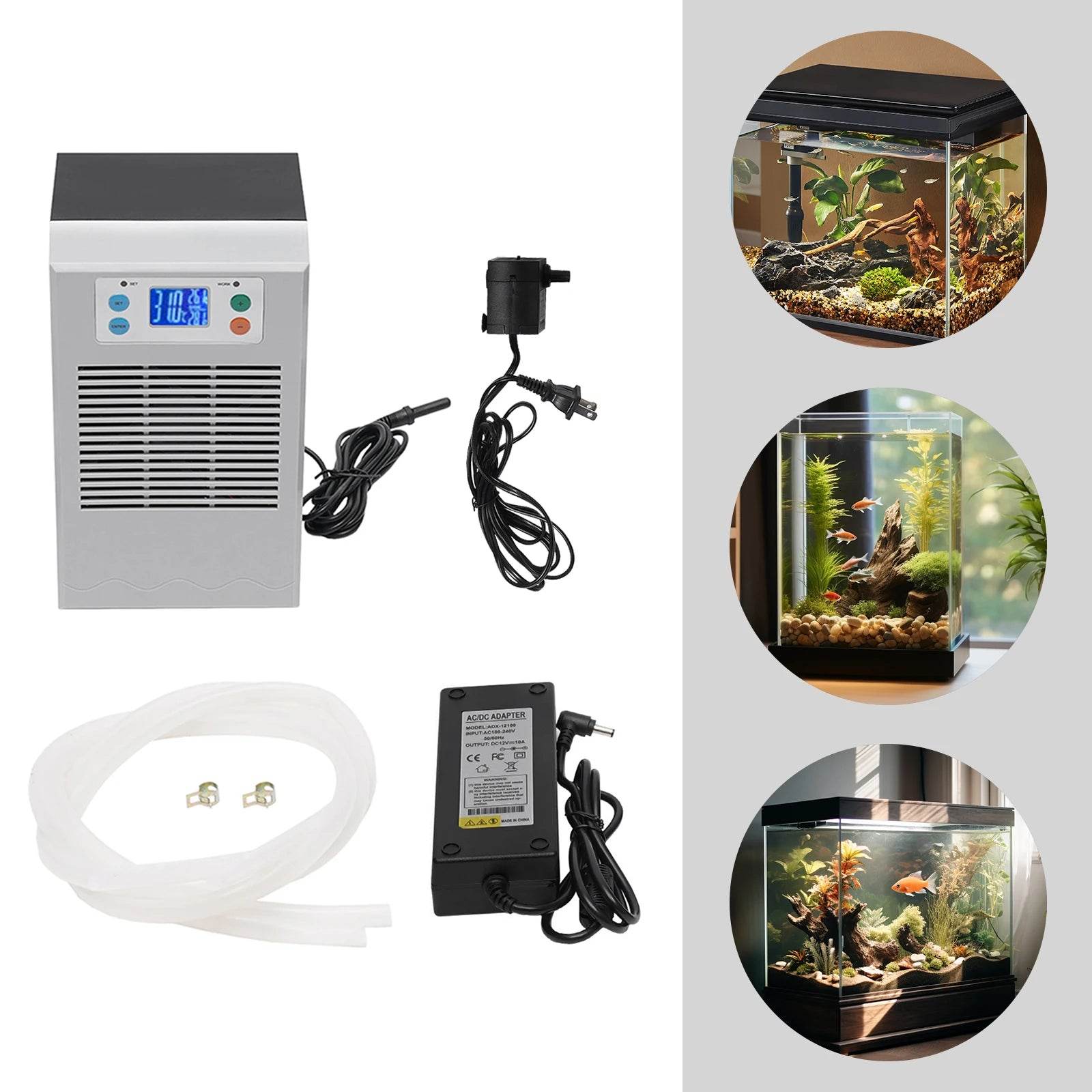 100W Aquarium Water Chiller for Constant Temperature Cooling - Estalios