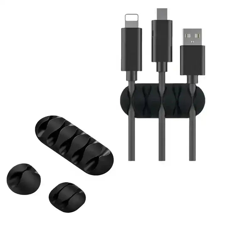 Clips organizadores de cables VIKEFON para cables USB y accesorios