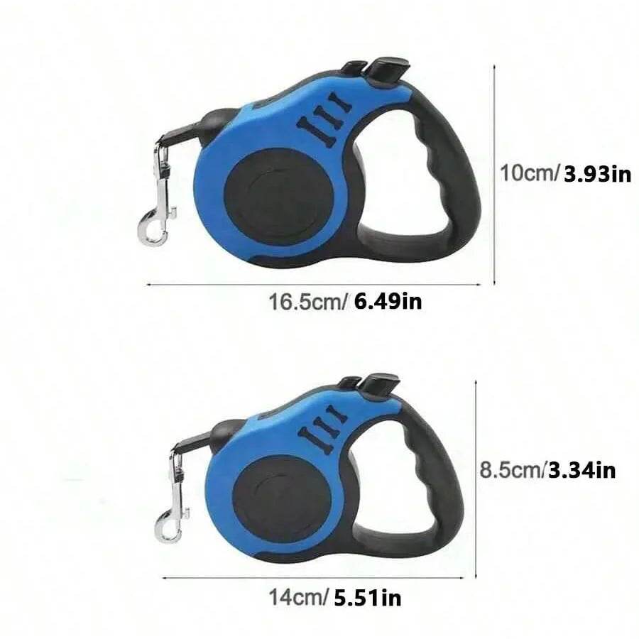 Pet Dog Automatic Retractable Traction Rope with Bone Print - Estalios