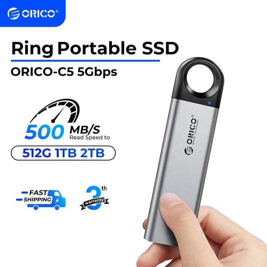 ORICO C10 1TB External SSD Up to 1050MB/S Portable Drive - Estalios
