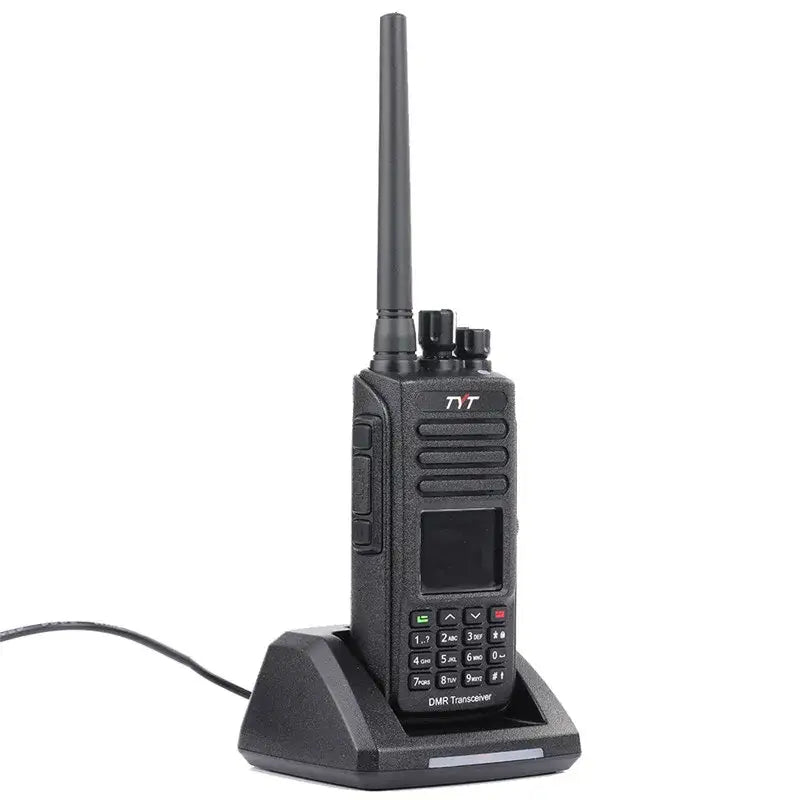 Walkie-talkie impermeable de banda dual con cifrado AES256 de TYT