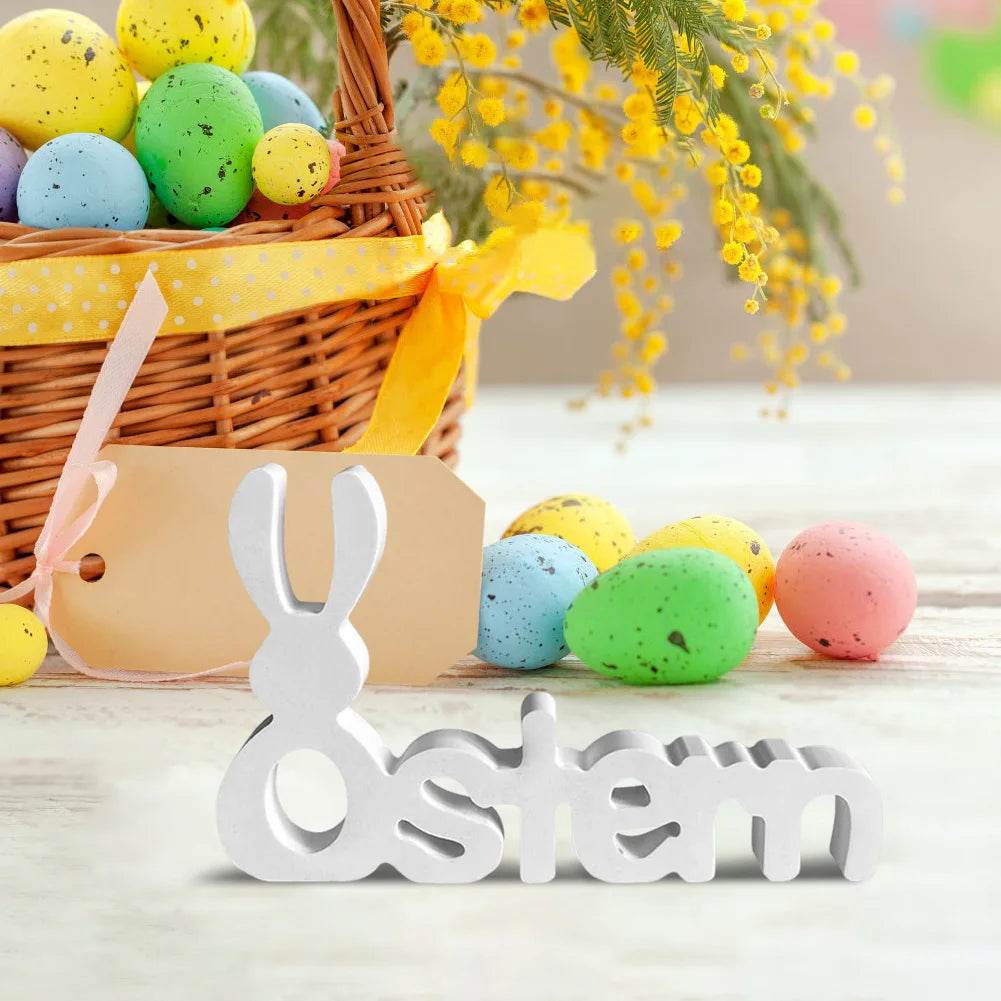 2-5PCS Easter Bunny Decoration Mold Reusable Silicone Bunny Mold Alphabet Silicone Mold for Concrete Gypsum Resin Casting - Estalios