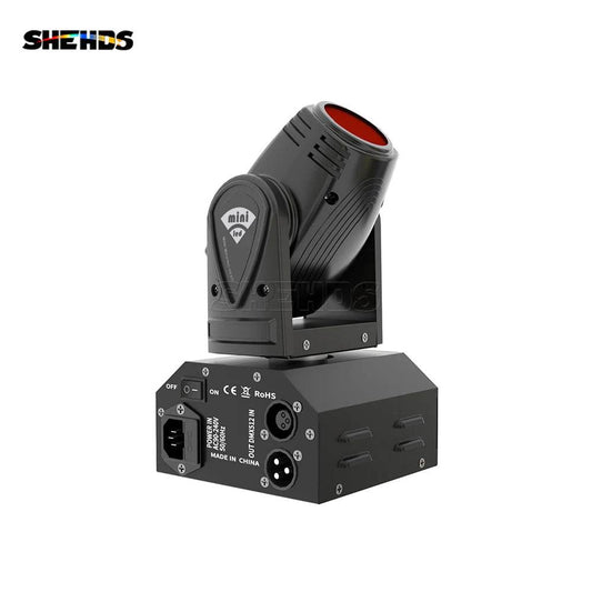 SHEHDS 10W Mini RGBW Moving Head Stage Lights for Events - Estalios