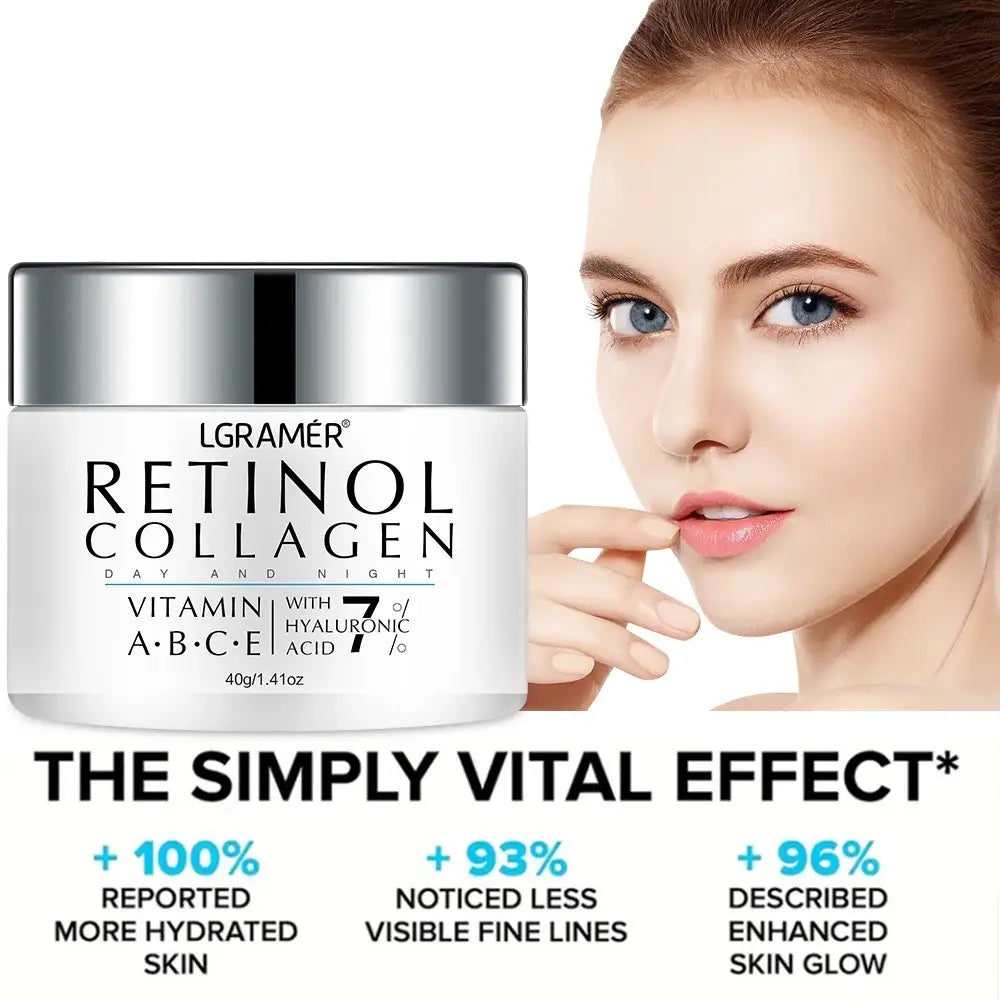 Crema facial con retinol para el antienvejecimiento y la reparación de la piel