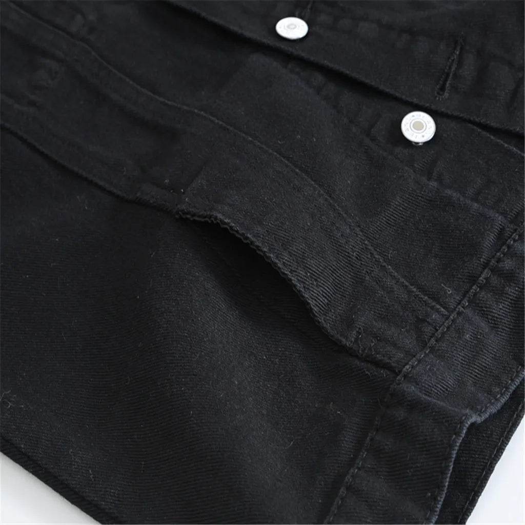 Men's Sleeveless Denim Vest for Autumn Casual Style - Estalios