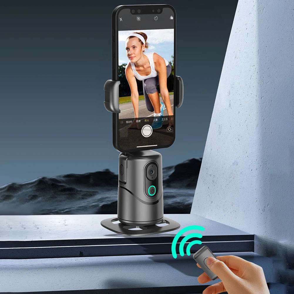 Auto Face Tracking Tripod with Gesture Control for Tiktok - Estalios