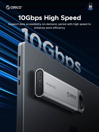 ORICO C10 1TB External SSD Up to 1050MB/S Portable Drive - Estalios