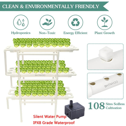 Hydroponics Growing System Kit for Vegetables and Herbs - Estalios