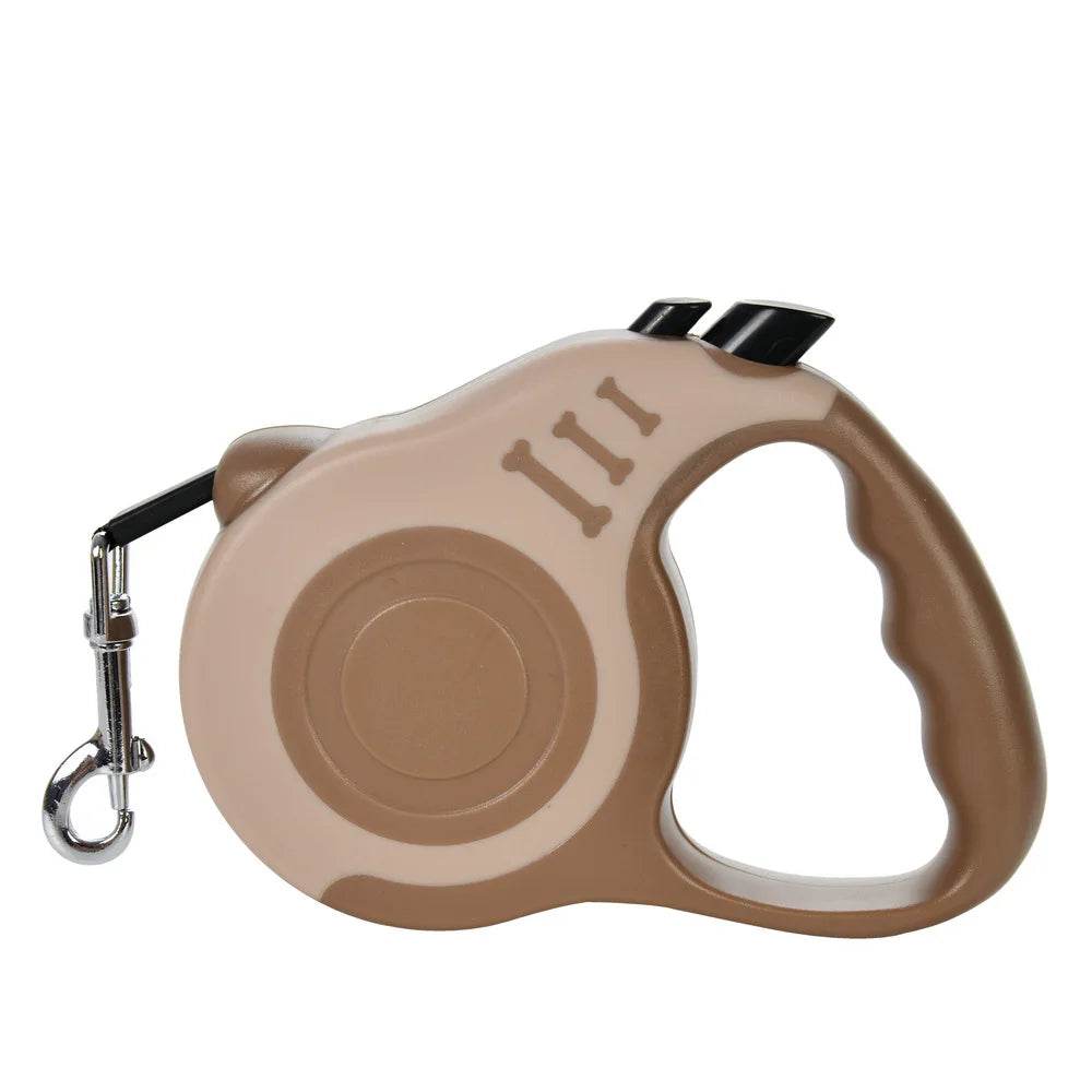 Pet Dog Automatic Retractable Traction Rope with Bone Print - Estalios