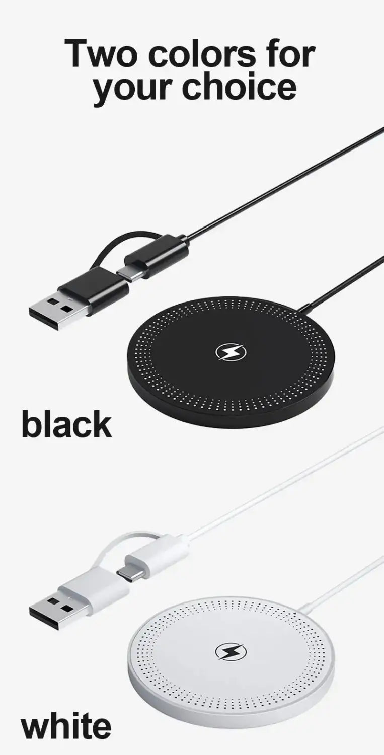 Cargador inalámbrico magnético de 30 W para iPhone y AirPods