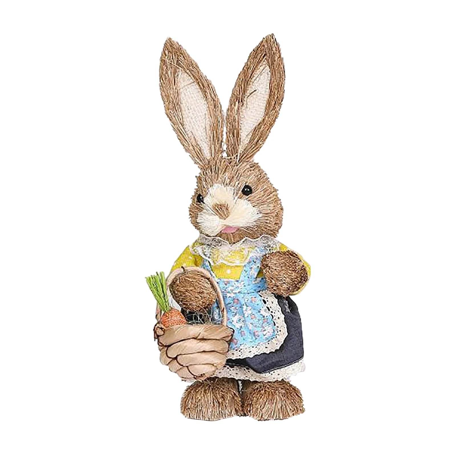 Hot Sale Easter Rabbit Bunny Decoration Home Decoration Gardening Decor Housewear & Furnishings Items New In - Estalios