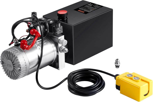 6 Quart Double Acting Hydraulic Pump for Dump Trailers - Estalios