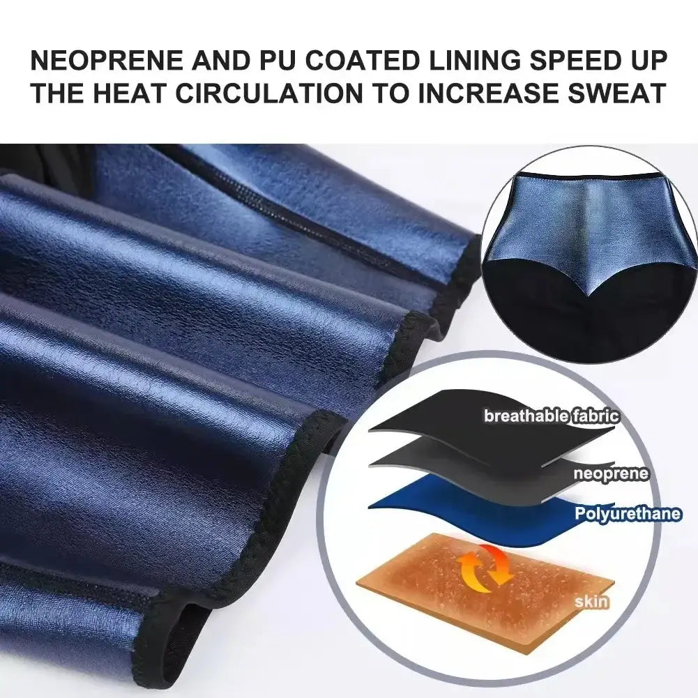 Premium Sauna Effect Slimming Body Shaper Leggings for Fitness Enthusiasts