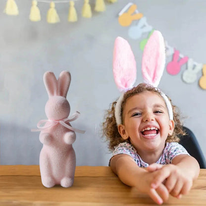 Easter Bunny Figurines With Bowtie - Estalios