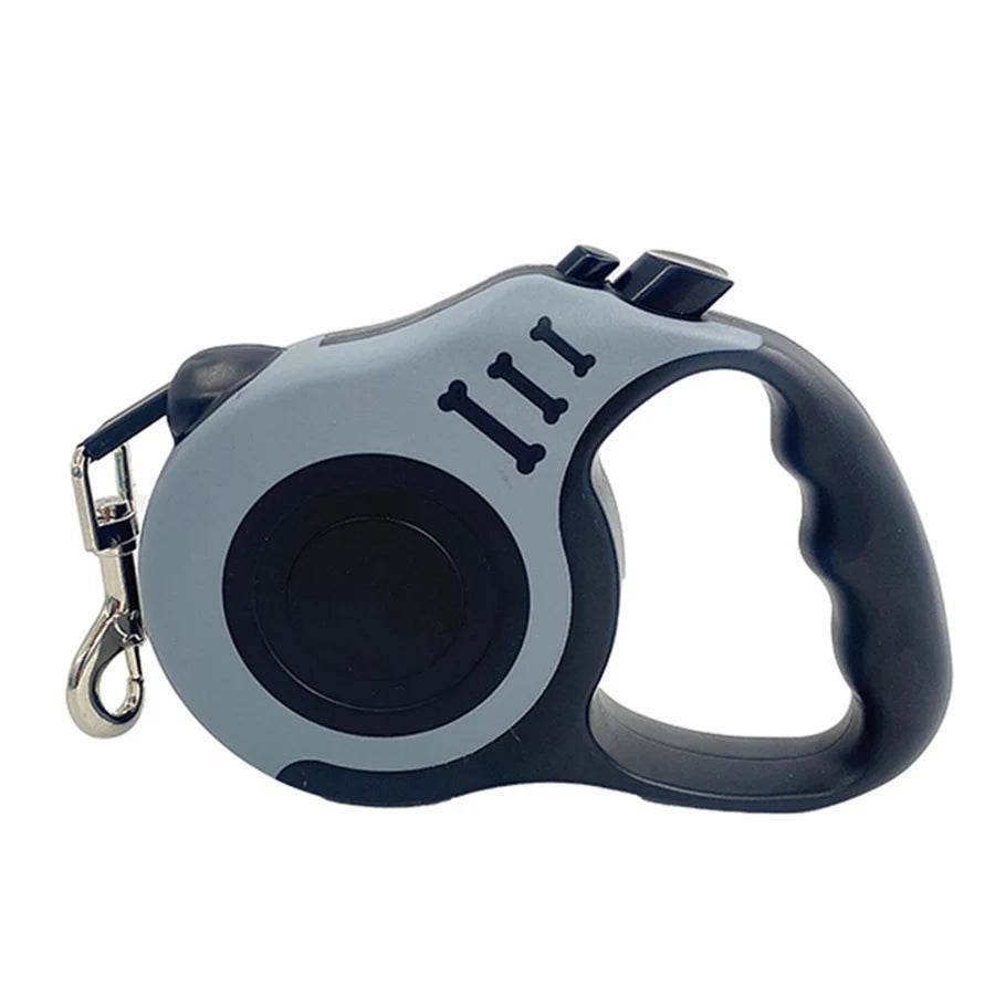 Pet Dog Automatic Retractable Traction Rope with Bone Print - Estalios