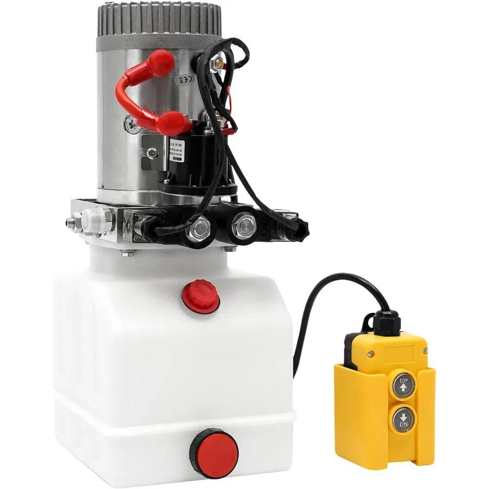 4-Quart Hydraulic Pump for Dump Trailer and Car Lifting - Estalios