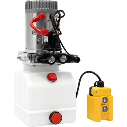 4-Quart Hydraulic Pump for Dump Trailer and Car Lifting - Estalios