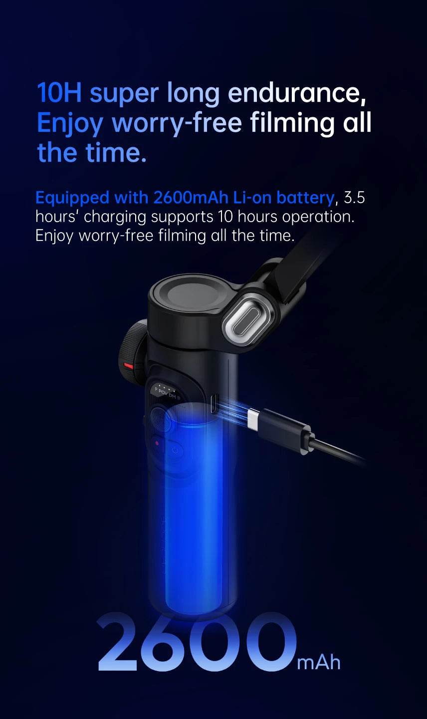 AOCHUAN Smart XE 3-Axis Handheld Gimbal for Stable Vlogging - Estalios