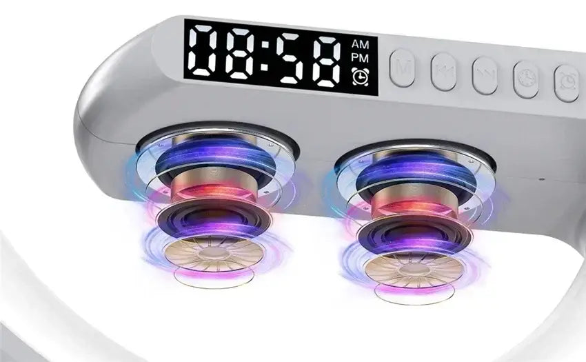 Cargador inalámbrico multifunción con altavoz Bluetooth 5.0