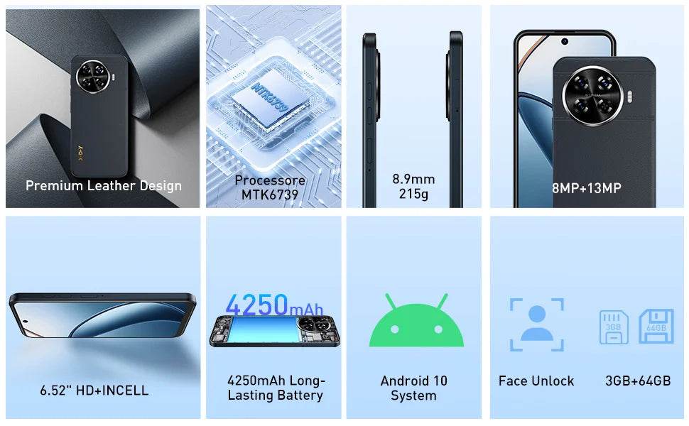 XGODY X31 New 6.5 Inch Smartphone 4G Dual SIM 3GB RAM - Estalios