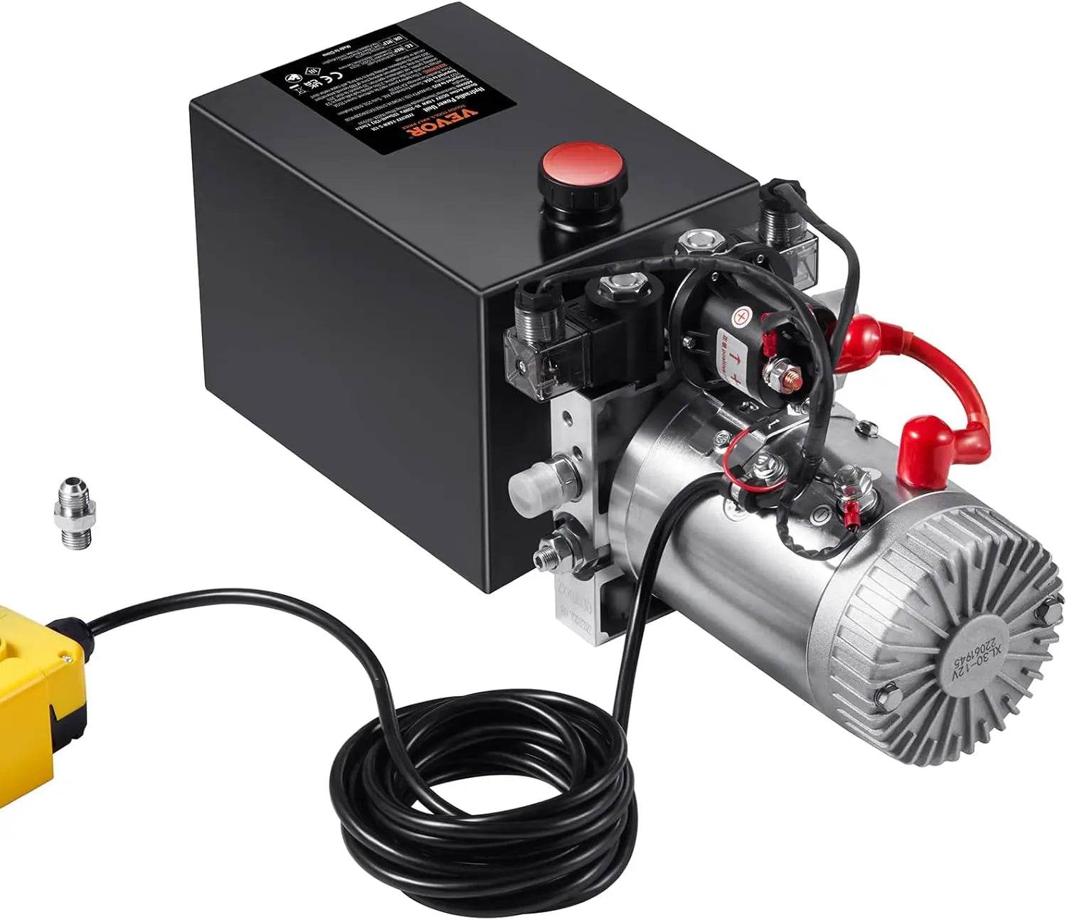 6 Quart Double Acting Hydraulic Pump for Dump Trailers - Estalios