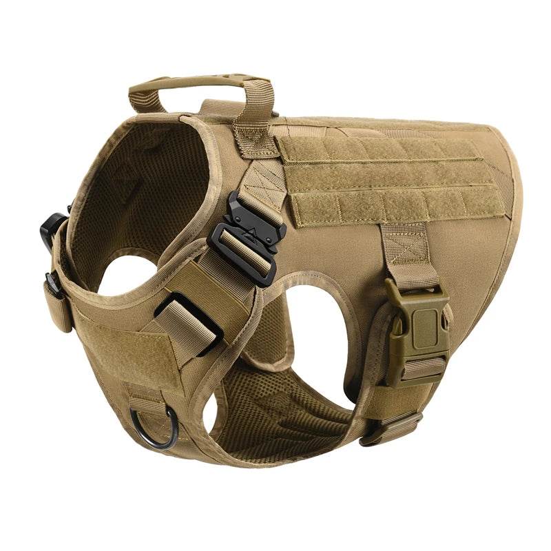 Tactical Military Dog Vest Harness and Leash Set for All Breeds - Estalios