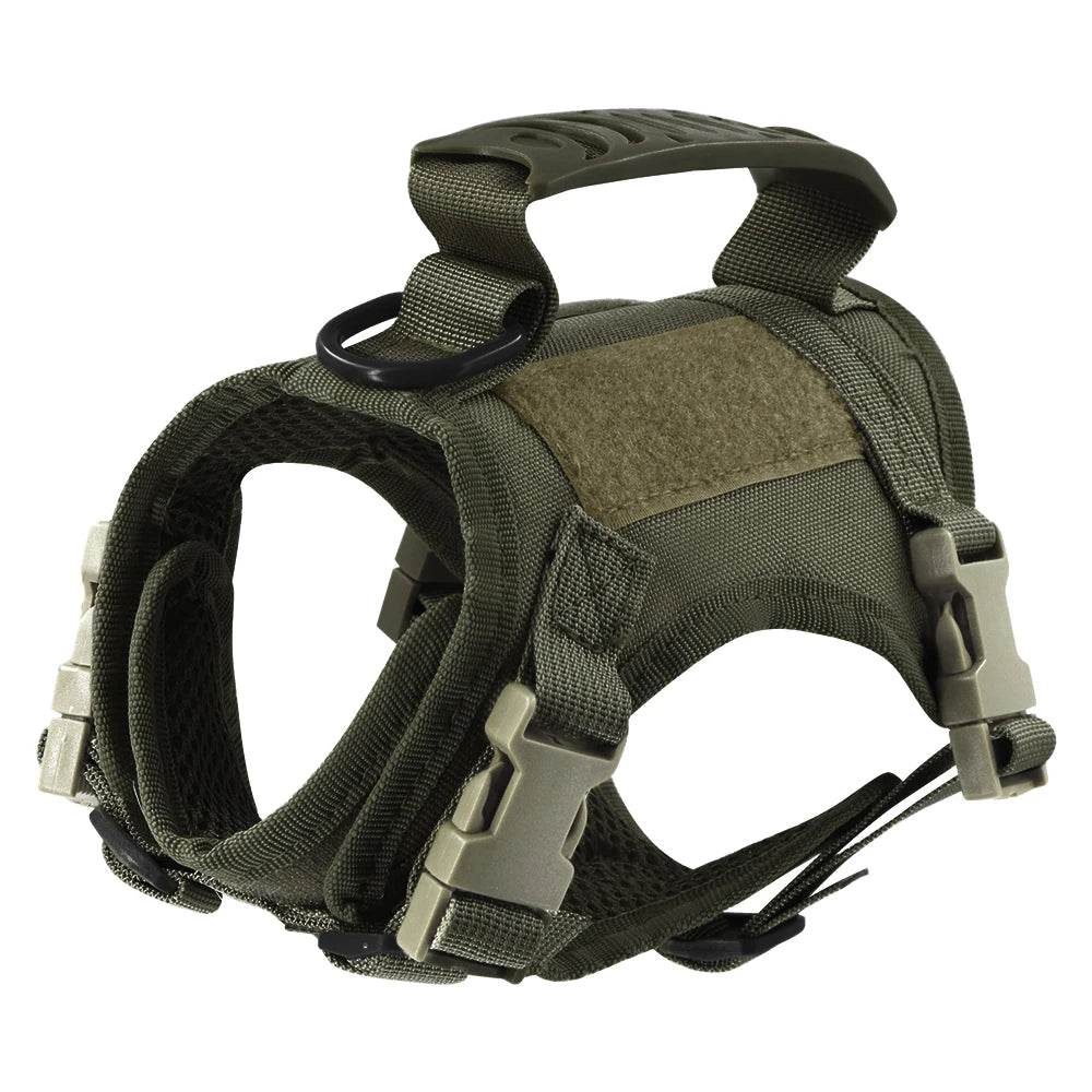 Tactical Puppy Harness Leash For Small Dogs Adjustable - Estalios