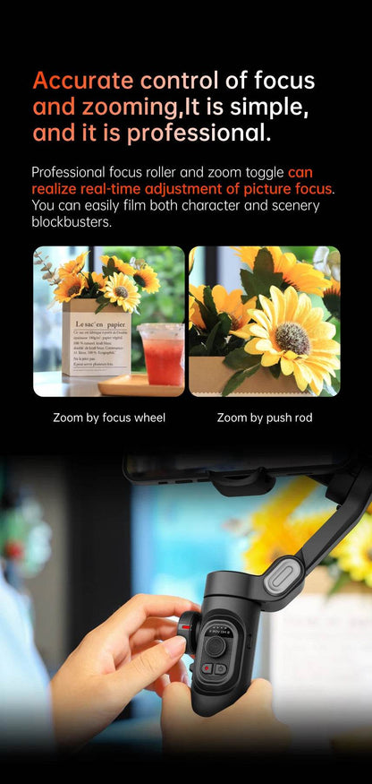 AOCHUAN Smart XE 3-Axis Handheld Gimbal for Stable Vlogging - Estalios