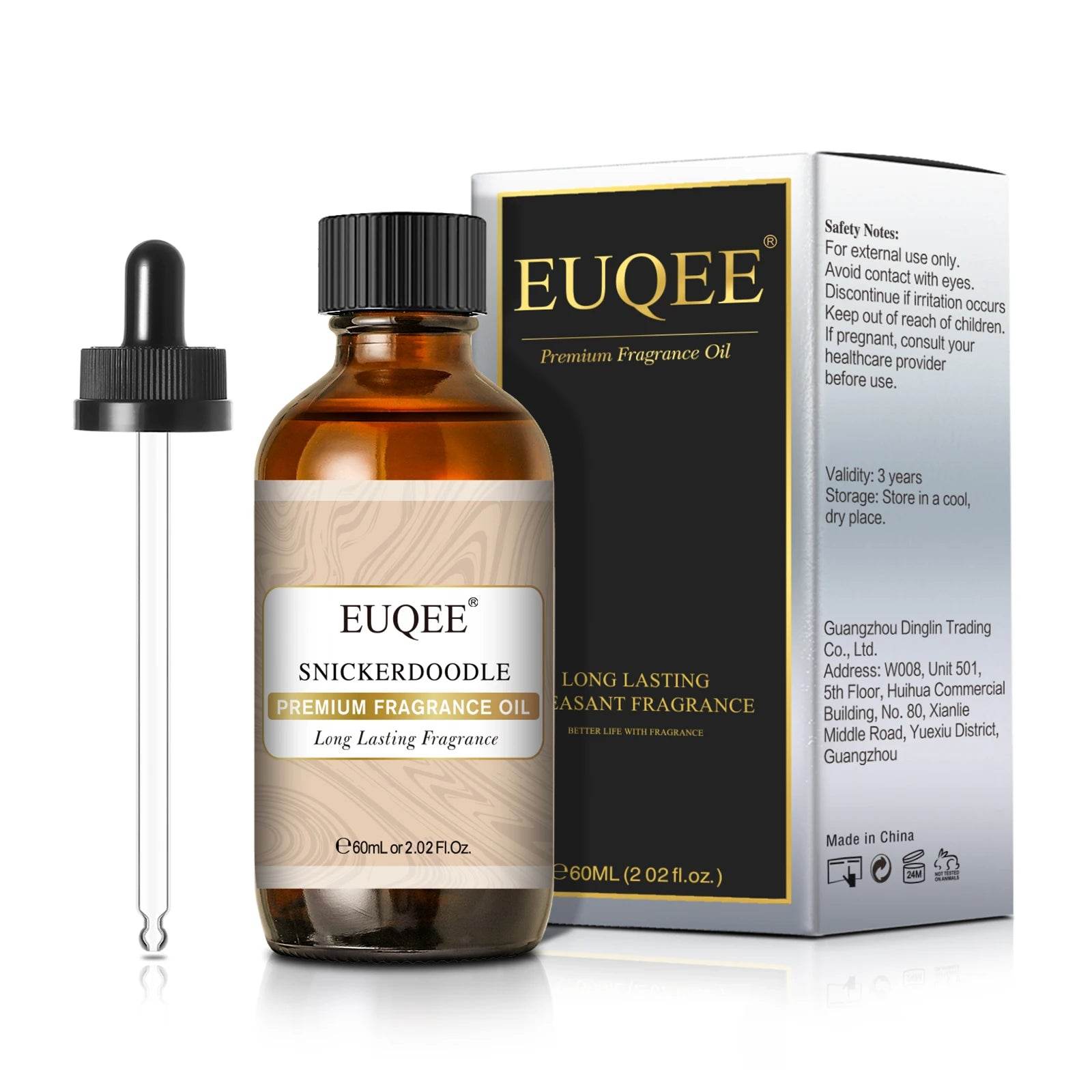 EUQEE 60ml Men's Fragrance Oils for Car Diffusion Aromas - Estalios