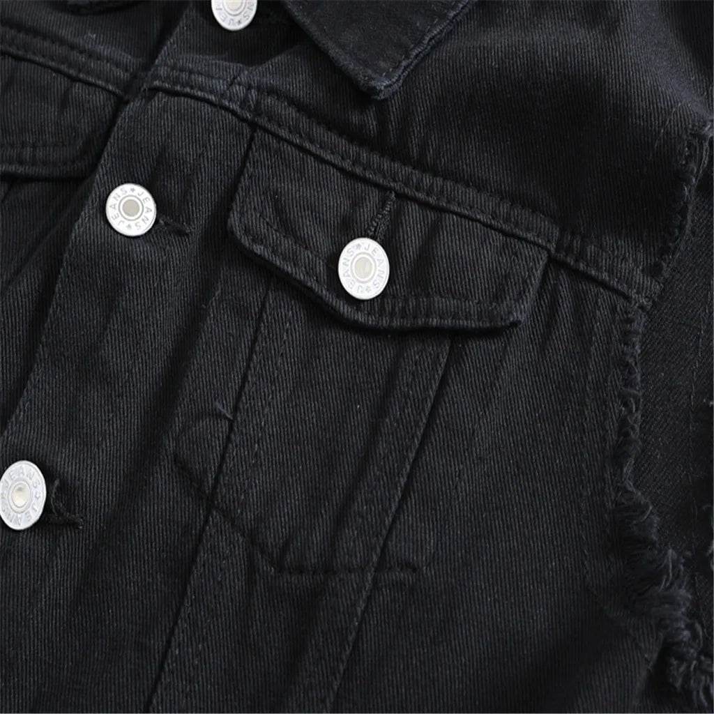 Men's New Fashion Sleeveless Denim Vest for Autumn Casual Wear - Estalios