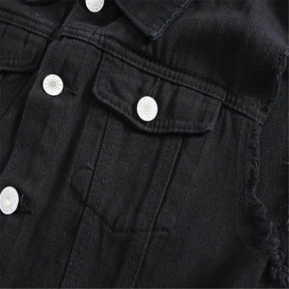 Men's New Fashion Sleeveless Denim Vest for Autumn Casual Wear - Estalios