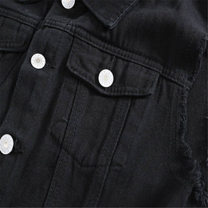 Men's New Fashion Sleeveless Denim Vest for Autumn Casual Wear - Estalios