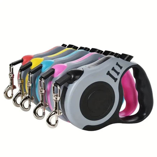 Pet Dog Automatic Retractable Traction Rope with Bone Print - Estalios