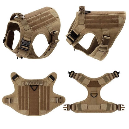 Military Large Dog Harness Leash for Tactical Training - Estalios