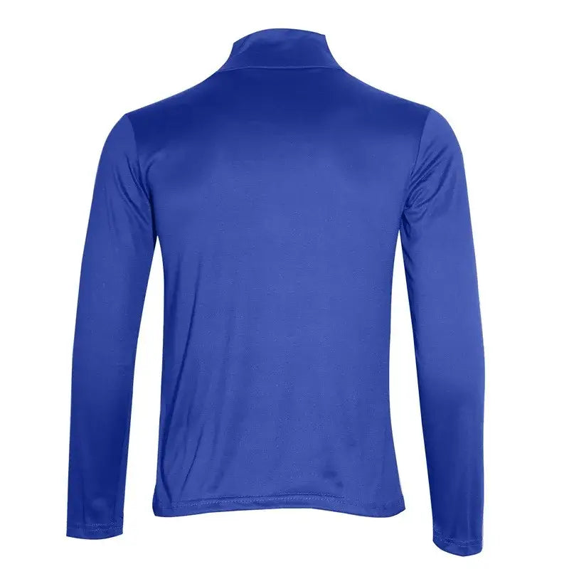 Slim Fit Royal Blue Autumn Winter Turtleneck