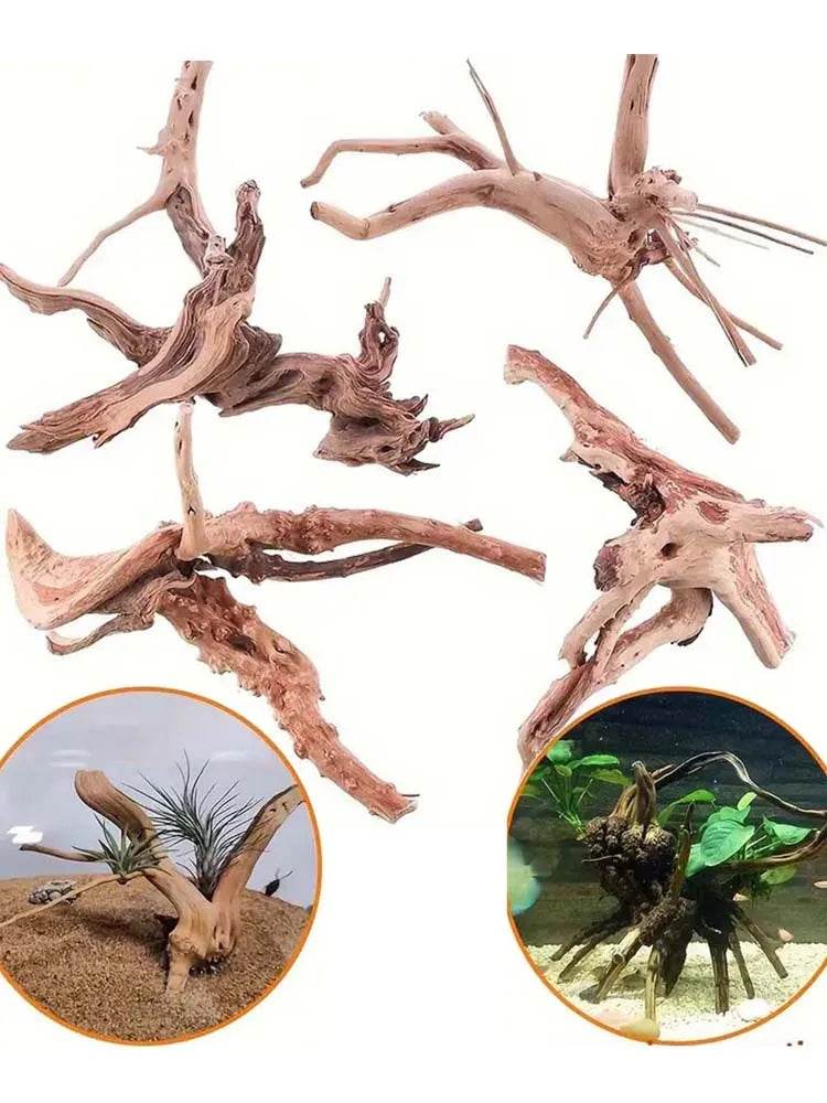 1/3pcs Spider Wood Driftwood Aquarium Decorations for Fish - Estalios