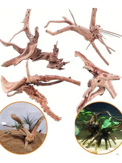 1/3pcs Spider Wood Driftwood Aquarium Decorations for Fish - Estalios