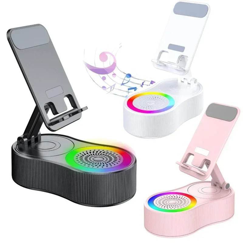 360° Rotatable Adjustable Phone Holder Wireless Speaker - Estalios