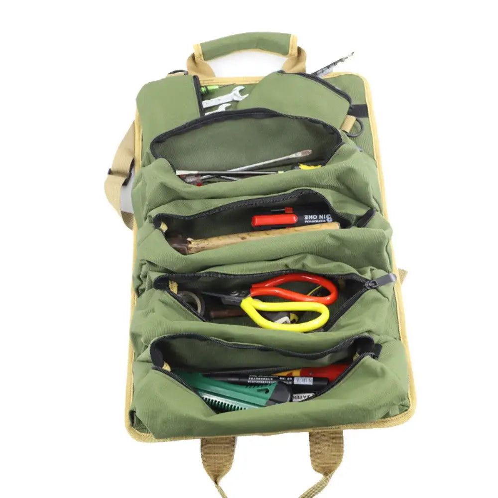 Bolsa de herramientas profesional de lona multifuncional de gran capacidad