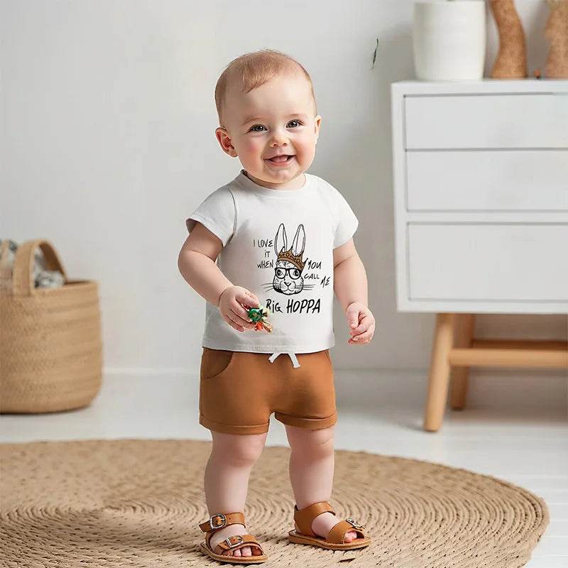 3Pcs Baby Girl Easter Outfits Long Sleeve Chick Embroidery Dress Leggings Set Infant Clothing Spring Costume - Estalios