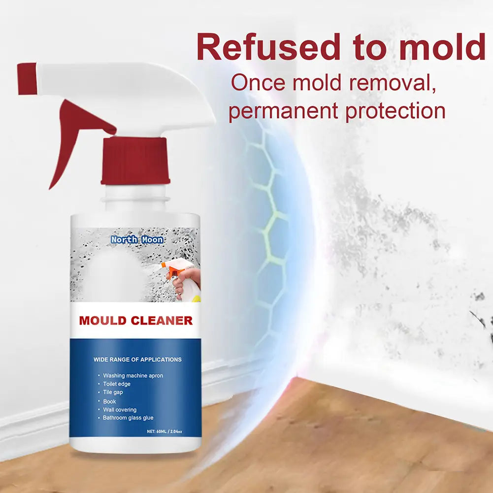 Limpiador de baño en aerosol de 60 ml que elimina rápidamente las manchas. Multiusos.