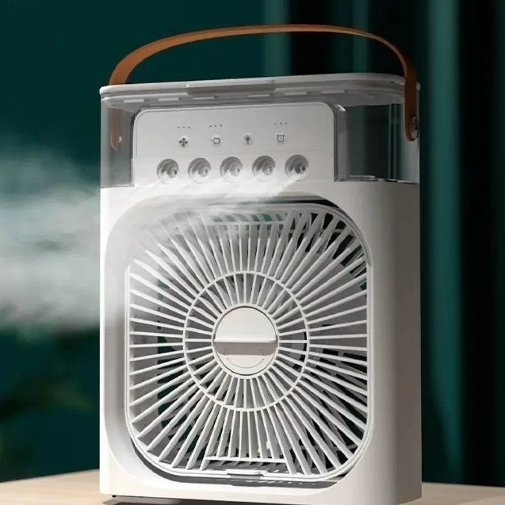 Summer Cooling Fan Desktop Humidifier Portable Spray Chiller - Estalios